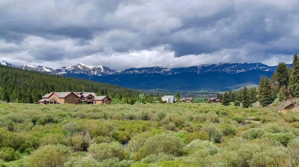 View at the Breckenridge Golf Club in Colorado