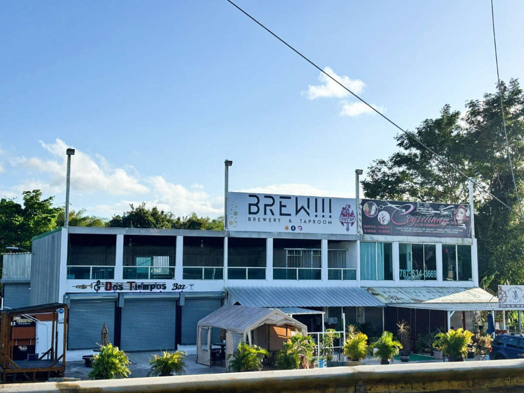 The Brew!!! Brewery and Tap Room building from the outside