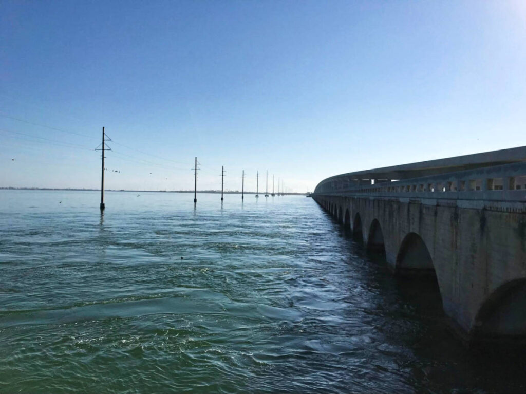View of the bridge of the Florida Keys Scenic Highway