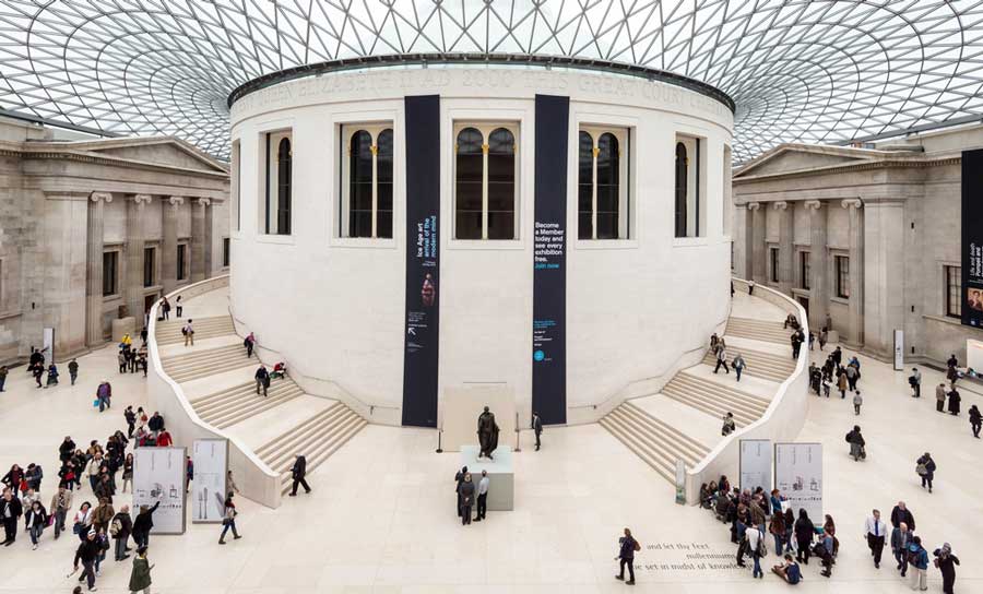 The Queen Elizabeth II Great Court in British Museum