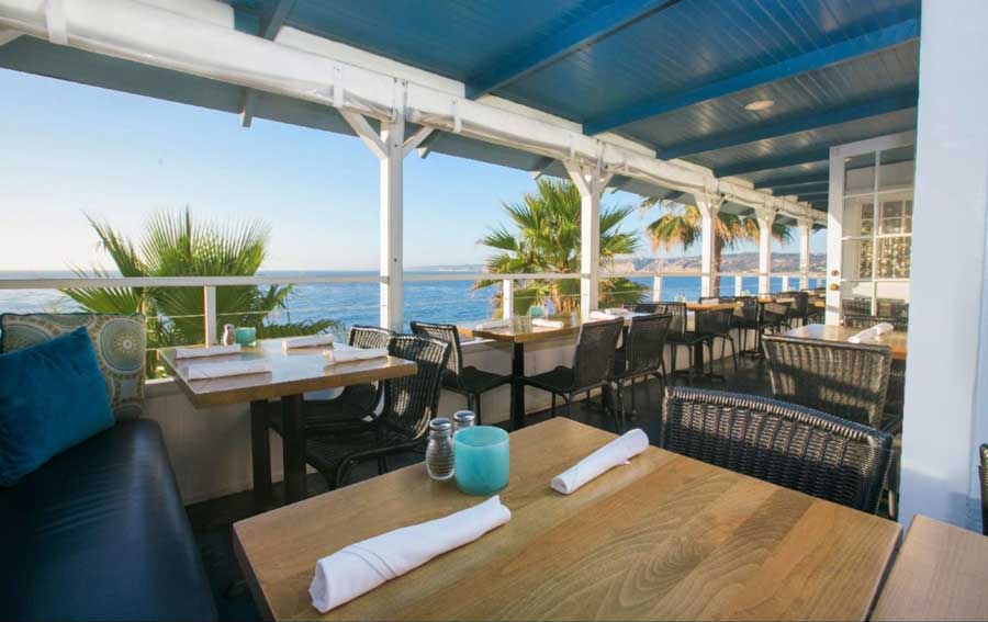 View while eating in Brockton Villa in La Jolla