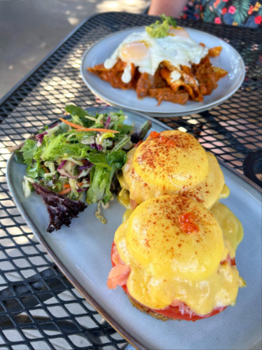 A brunch meal from Mawa's Kitchen