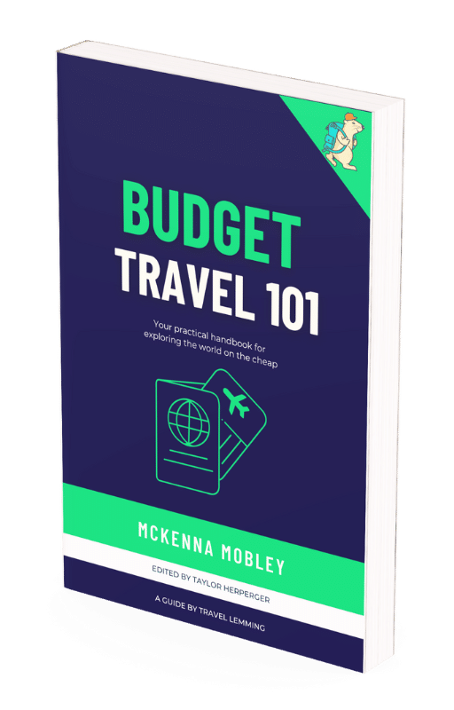 Budget Travel 101, by McKenna Mobley, ebook cover