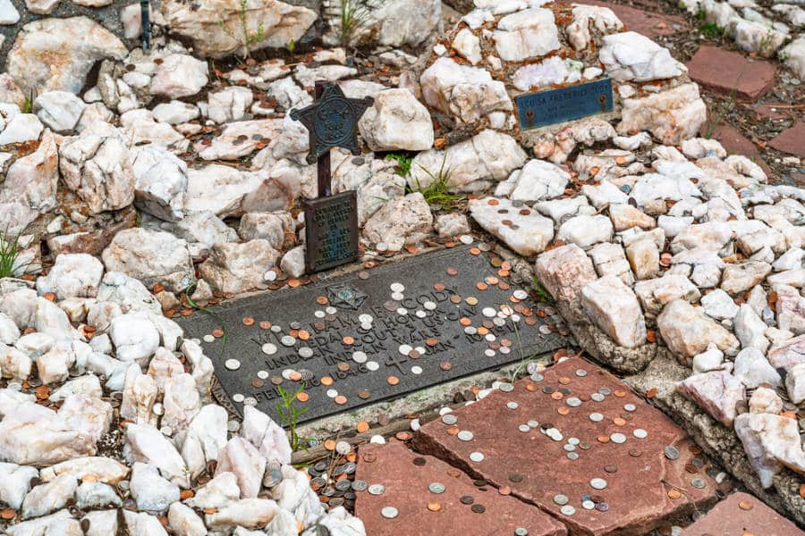 View of the grave of William F. "Buffalo Bill" Cody at Lookout Mountain Park