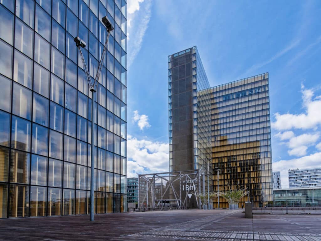 Modern buildings at the 13th Arrondissement
