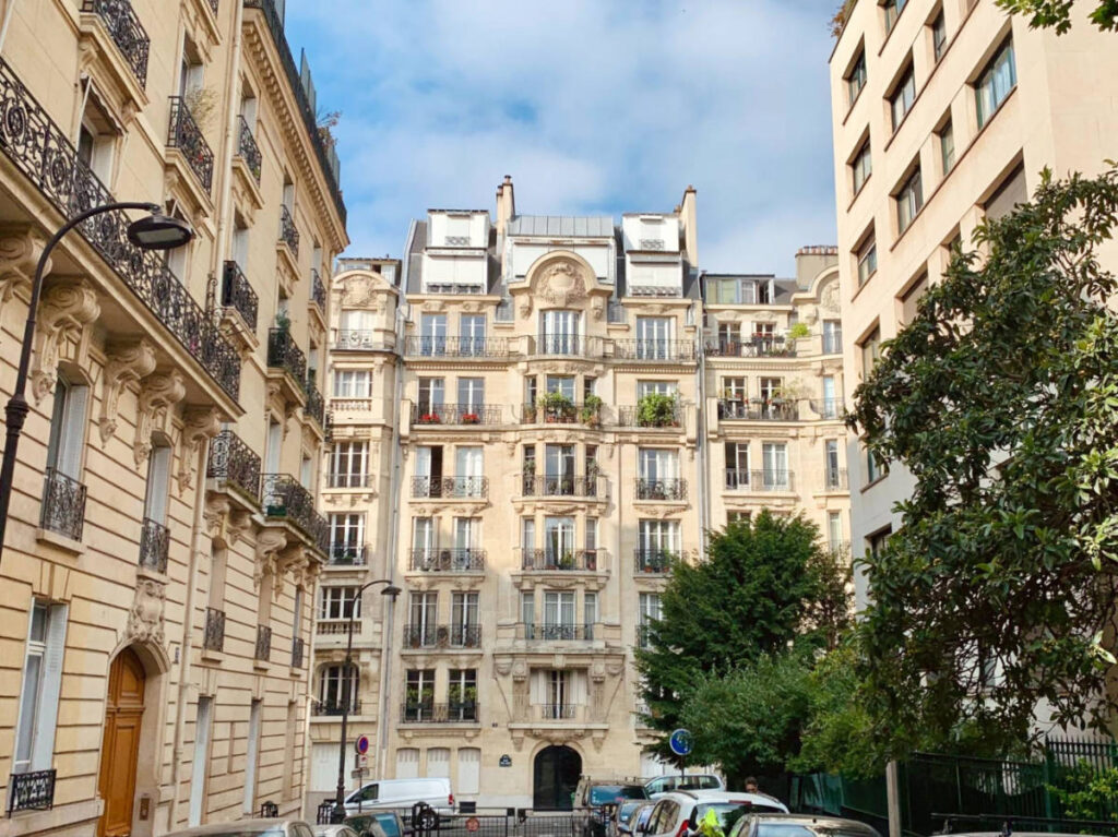 View of buildings at the 16th Arrondissement