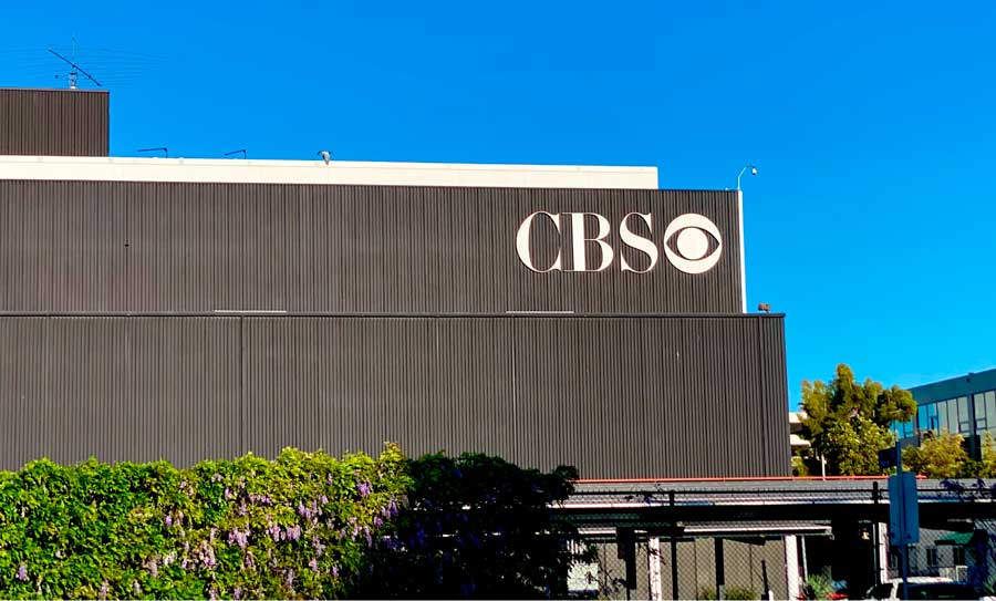 The CBS building in Los Angeles