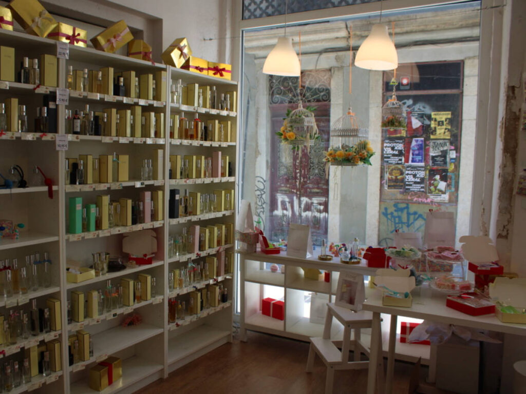 View inside the CLONE store