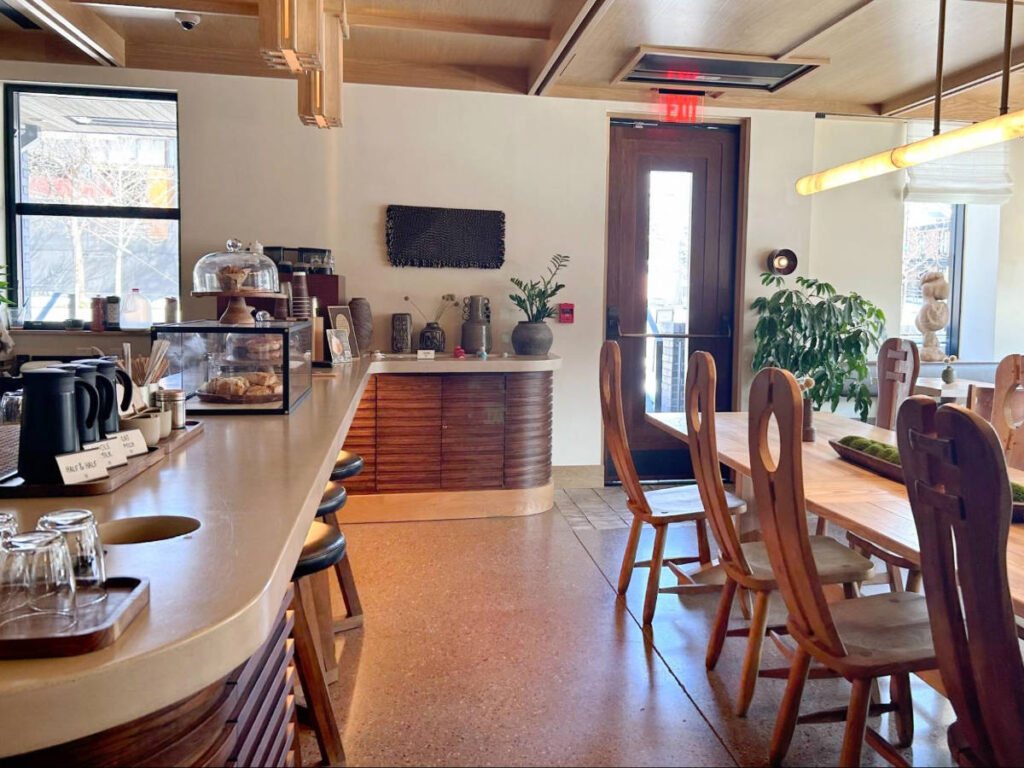 View inside a cade at Mollie Aspen