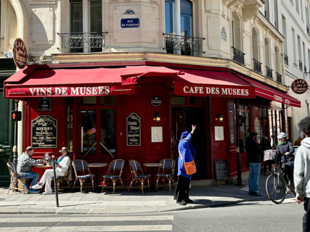 The Café des Musées from the outside