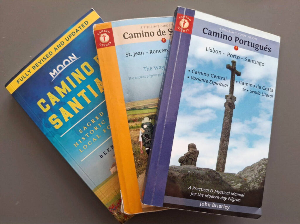 The author Catherine Driver's Camino guidebooks