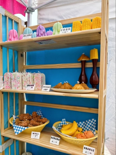Colorful candies displayed in Renegade Craft Fair