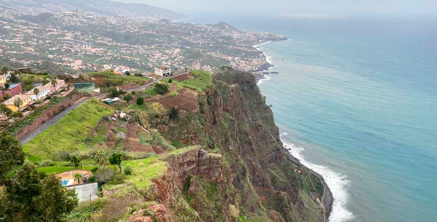 Aerial view of the Cape Girão