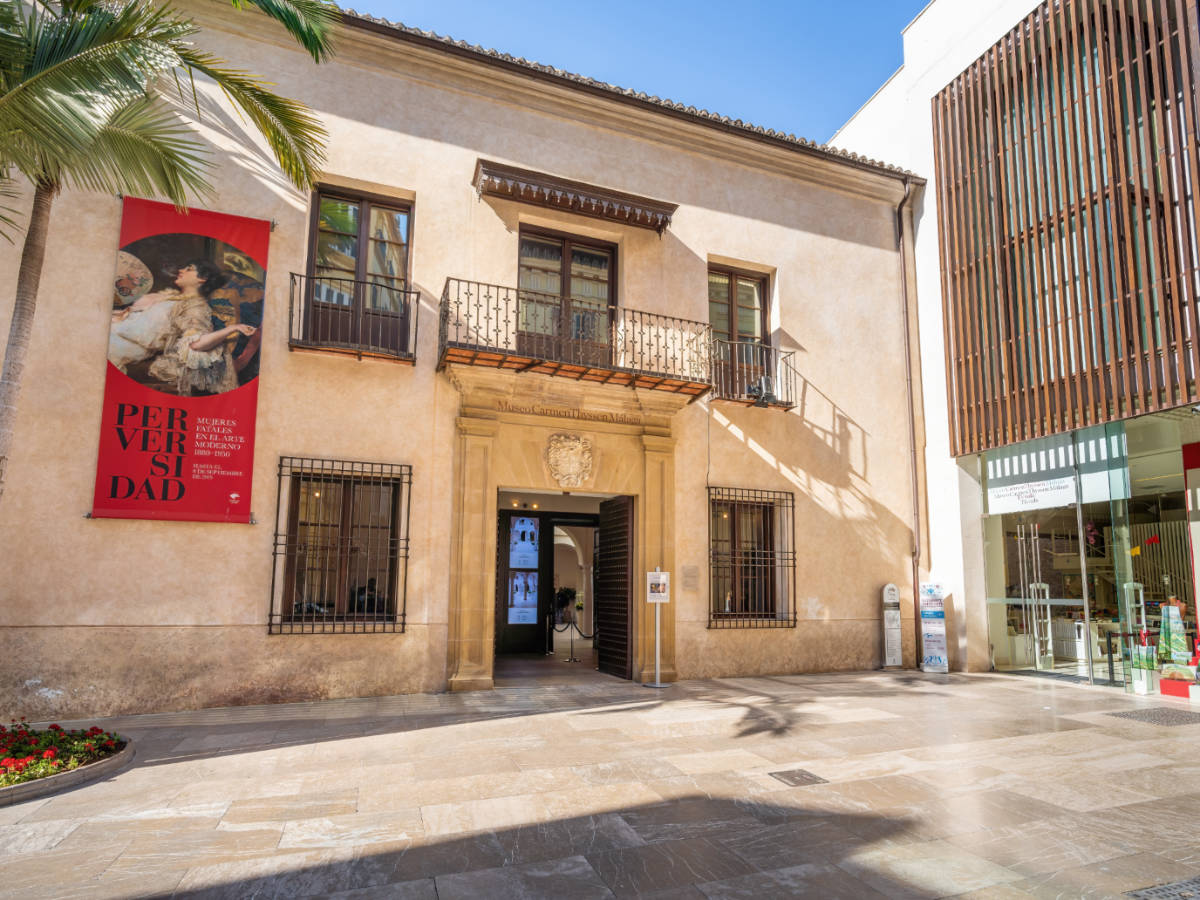 The Carmen Thyssen Museum building from the outside