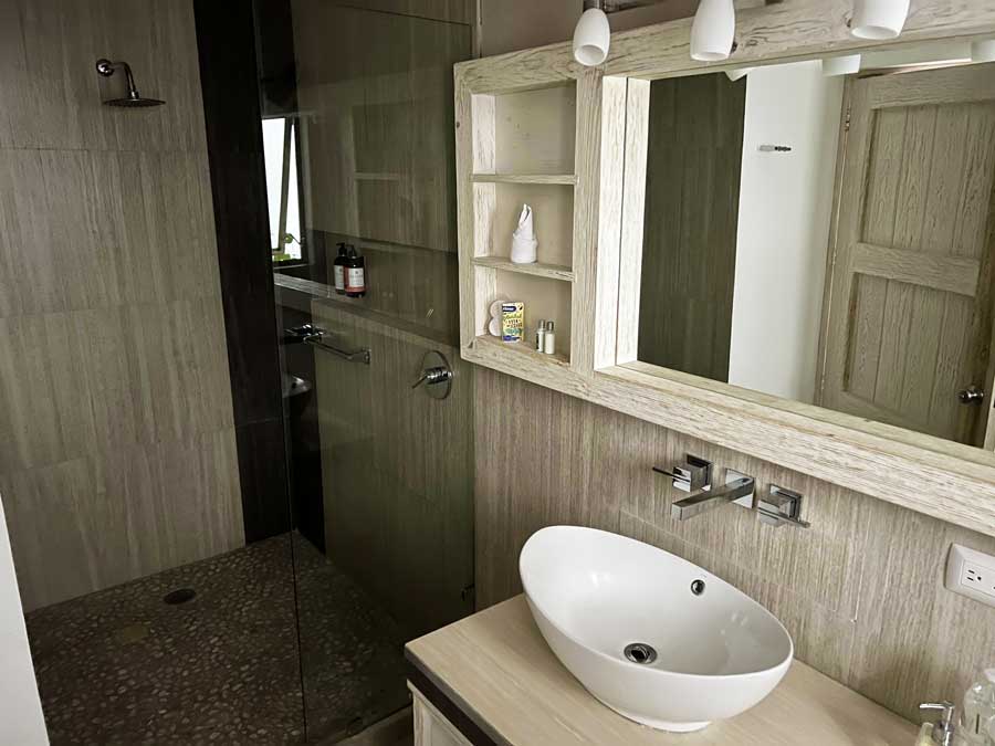 View of the bedroom in Casa Aliza