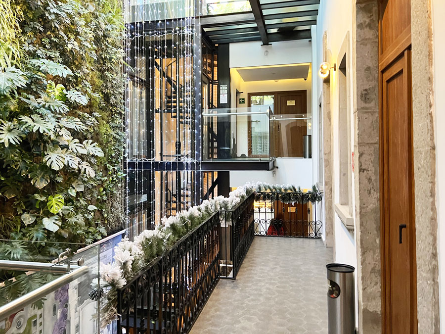 View of the balcony in Casa Prim