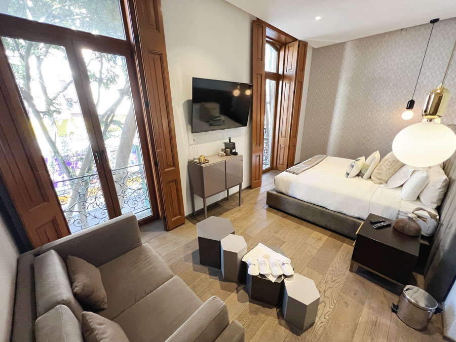View of the bedroom in Casa Prim