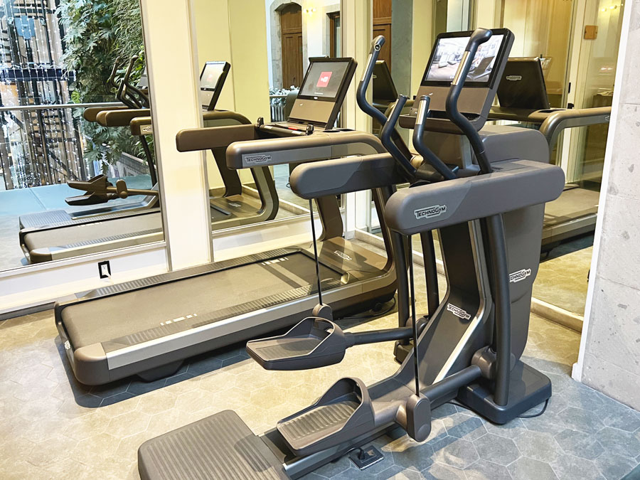 View of treadmills in Casa Prim