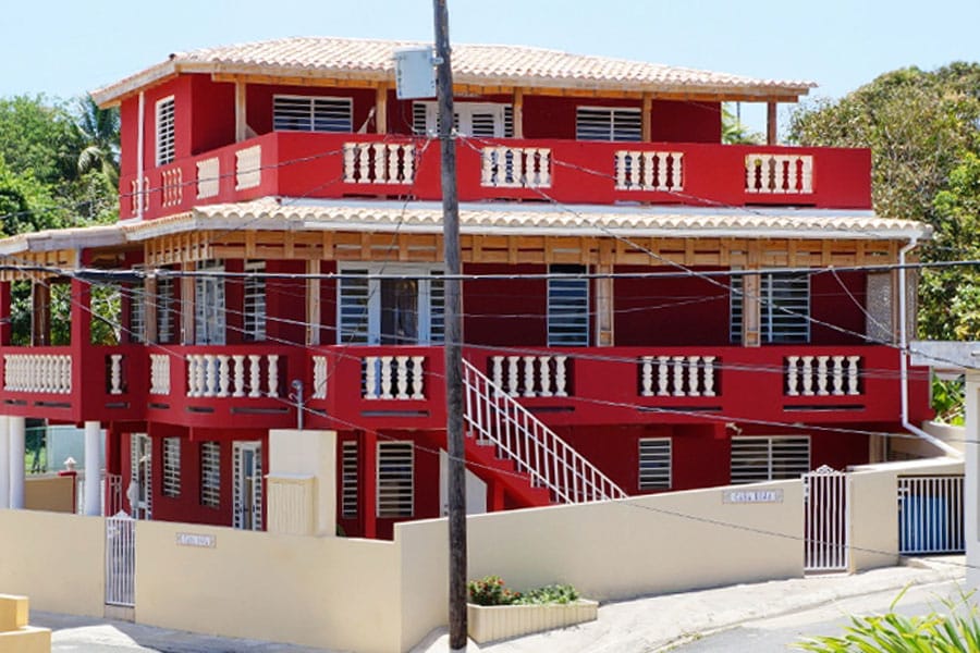 View of Casa Roja in Bravo Beach Hotel