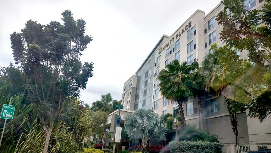 The Hyatt Place building in Bayamon