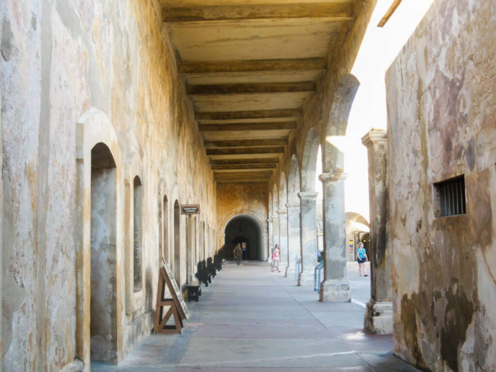 View at the Castillo San Cristóbal in the morning