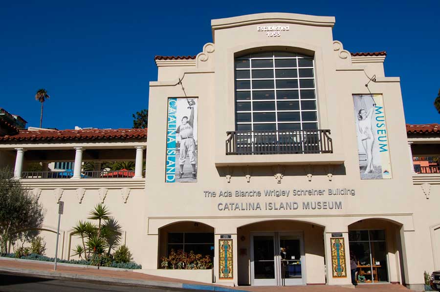 The Catalina Island Museum for Art & History building from the outside
