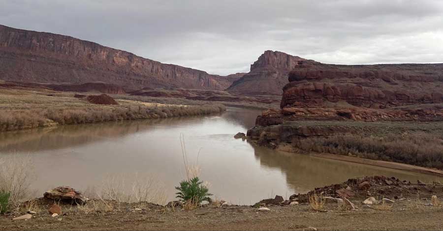 View of the water at the Colorado River