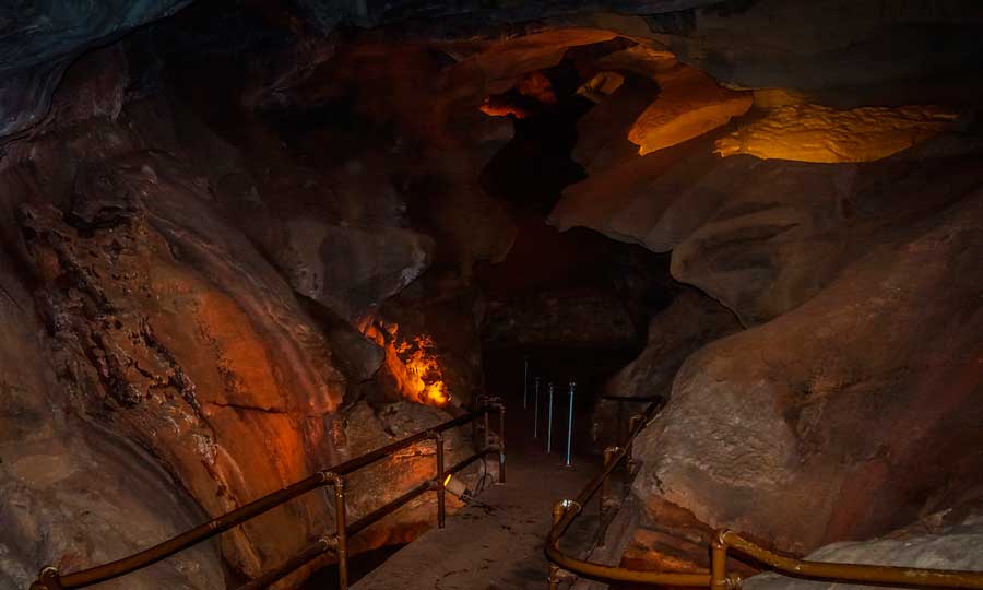 View from the inside of Cave of the Winds