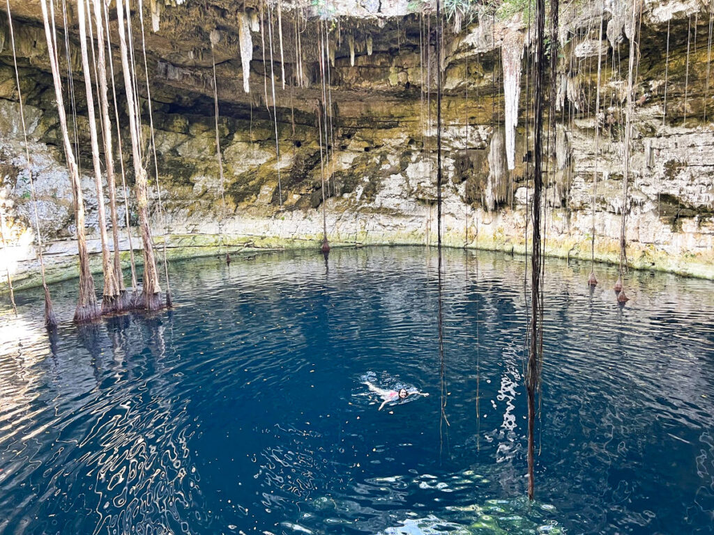 Scenic view at the Cenote Yucatan