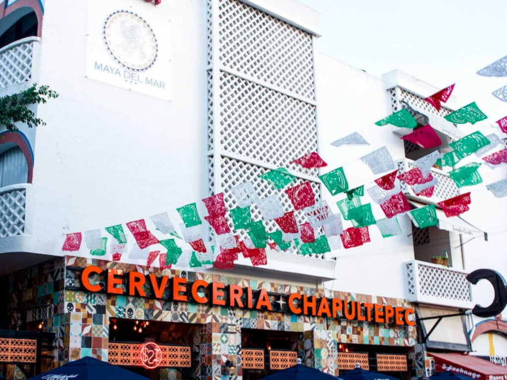 Outside view of Cerveceria Chapultepec