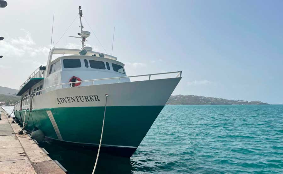 View of the Charlotte Amalie Ferry