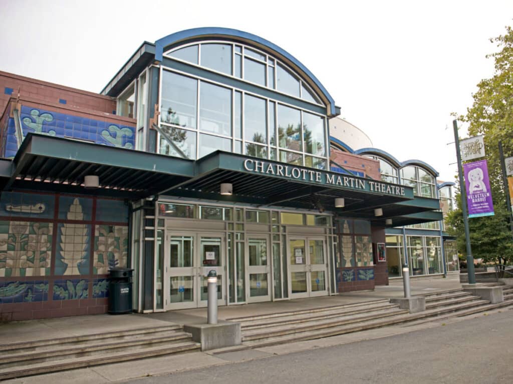 Exterior view of the Charlotte Martin Theatre