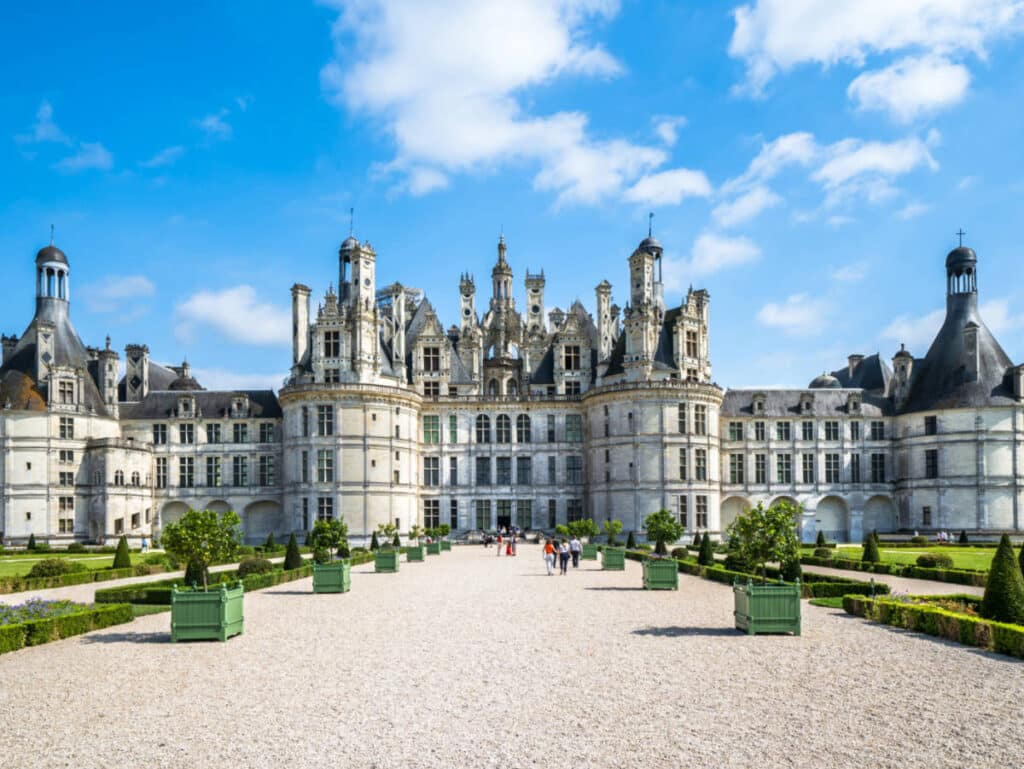 Picturesque view of the Château de Chambord in Amboise