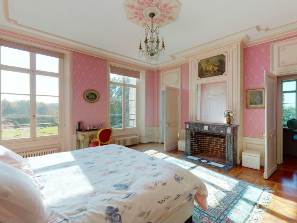 Interior view of one of the Château du Boulay Morin rooms