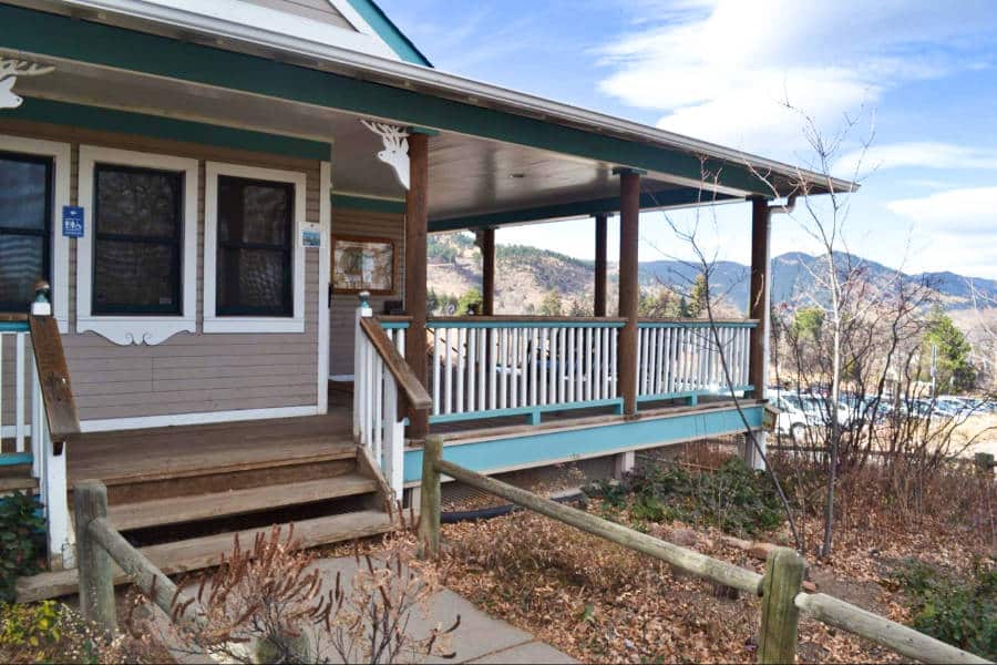 View of the station center at Chautauqua Park