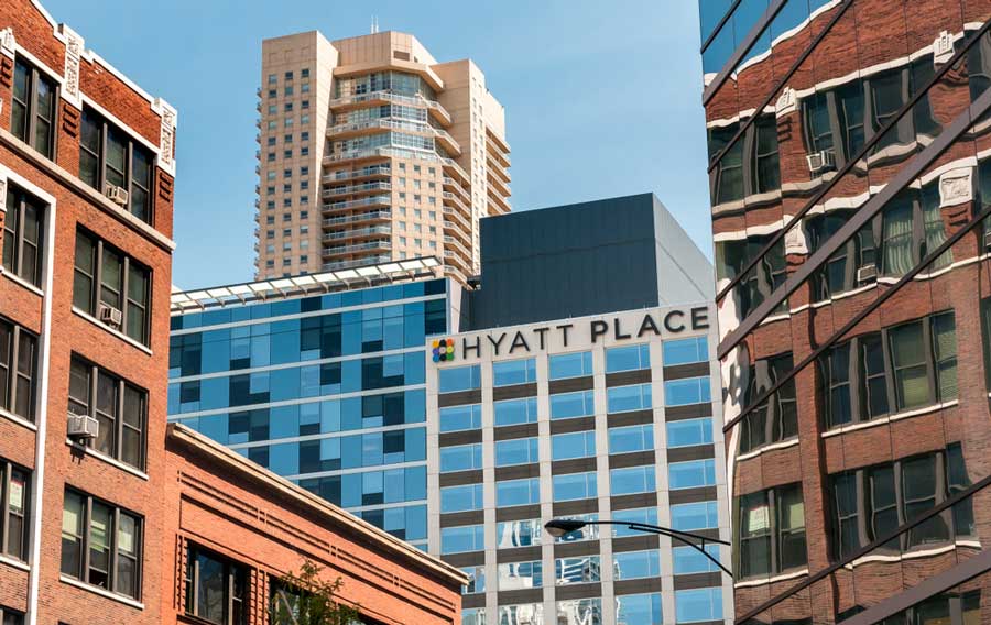 The Hyatt Place building