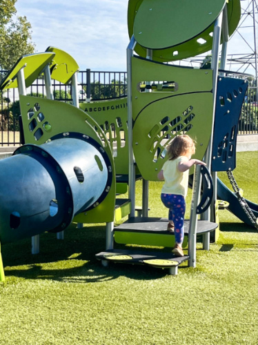 A child playing at Mary’s Magical Place