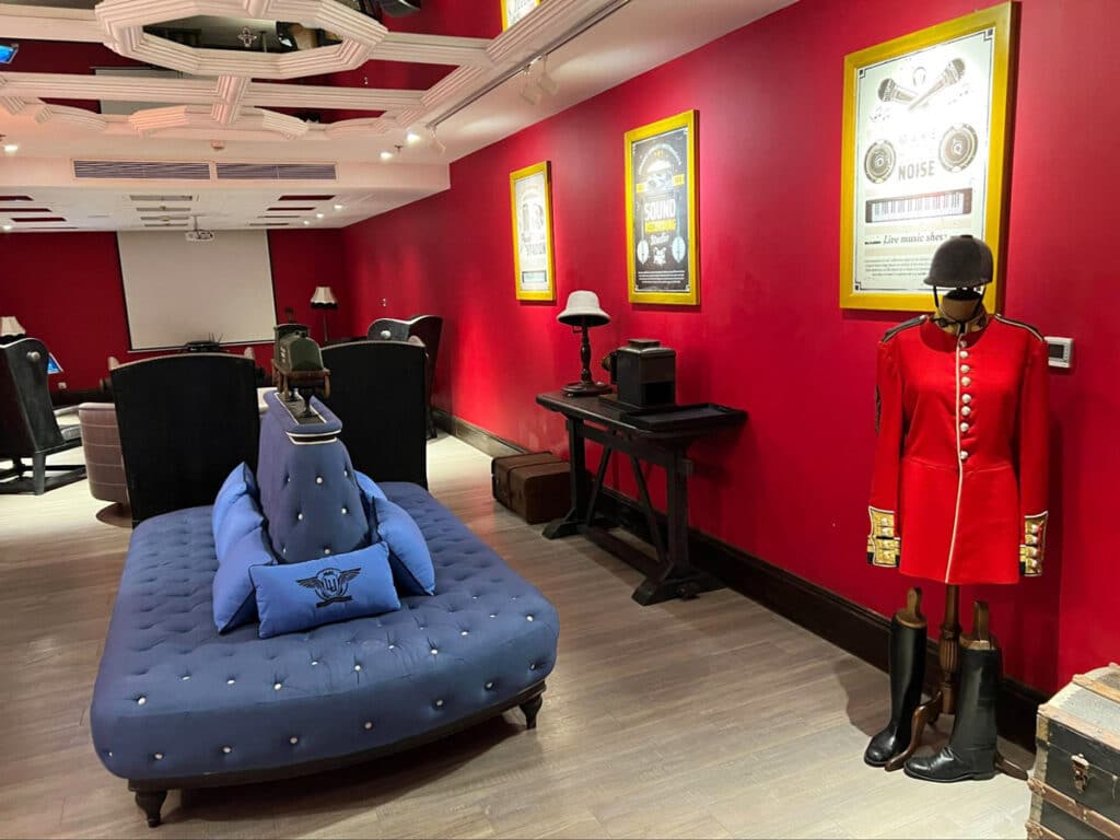 View inside the Chillout Music Lounge