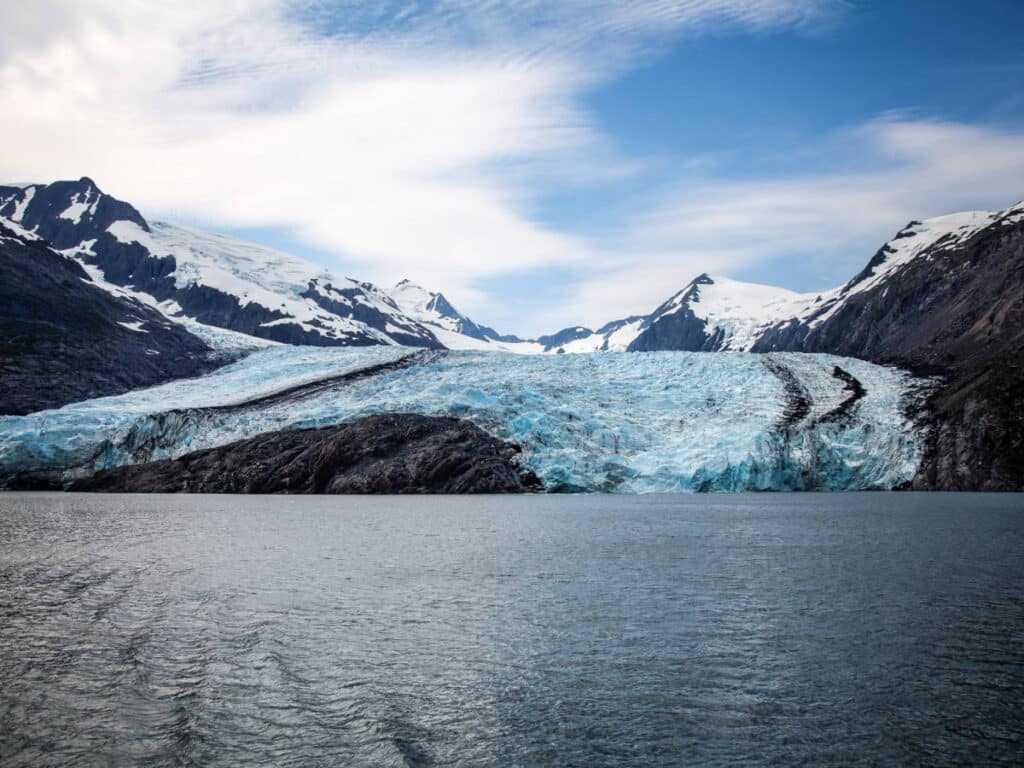 View of the Portage Glacier in the Chugach National Forest