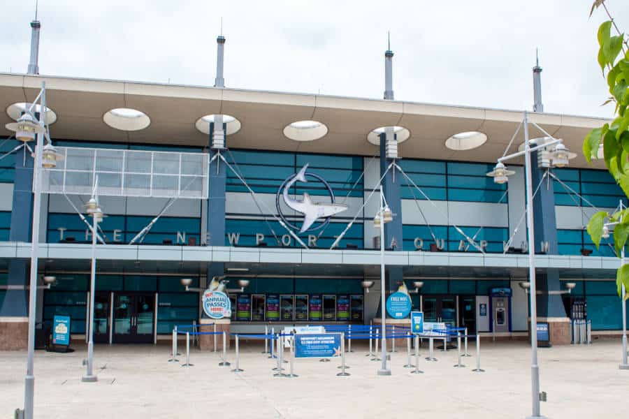 Façade of the Newport Aquarium