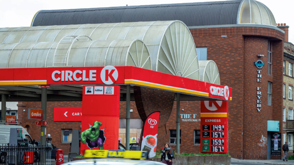 The Circle K petrol station in Dublin