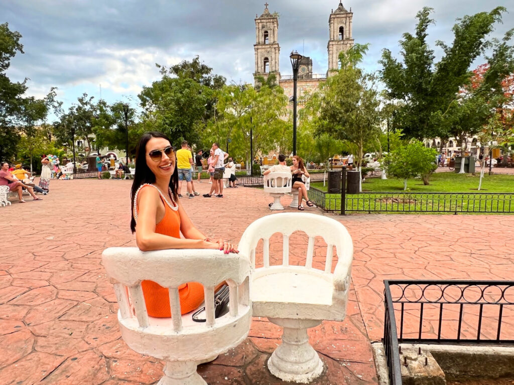 Clara Kesseler smiling for a photo at the Valladolid Center