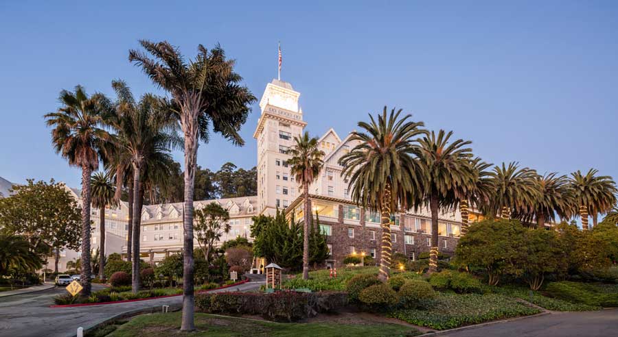 The Claremont Hotel and Resort building from the outside