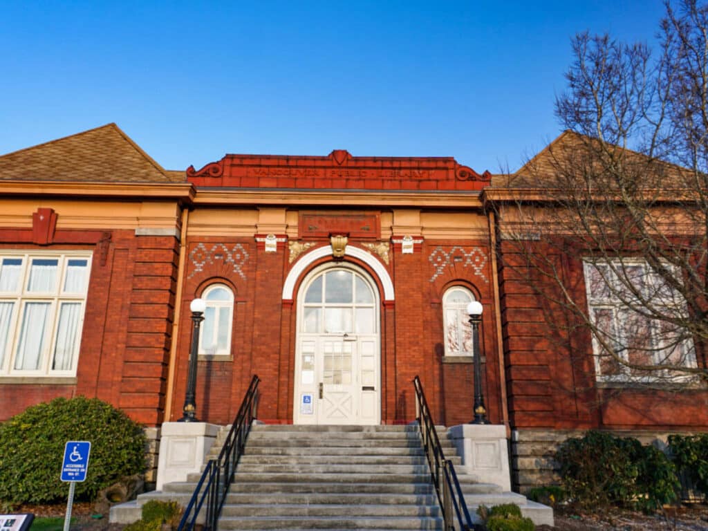 Exterior view of the Clark County Historical Museum