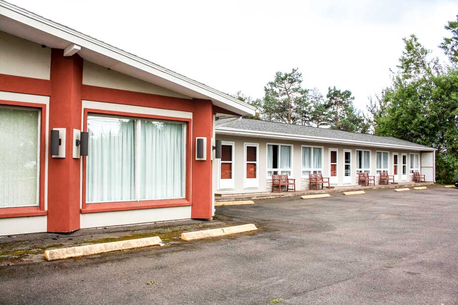 View from the outside of Clark’s Sunny Isle Motel