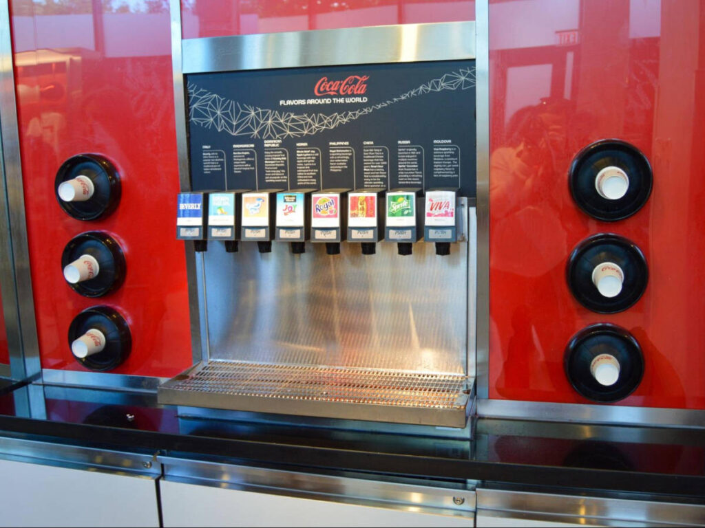 Different kinds of beverages at Club Cool