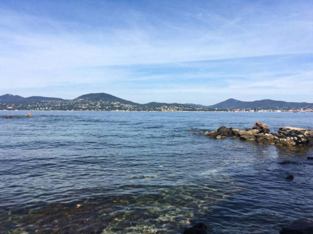 View from the Saint-Tropez coast