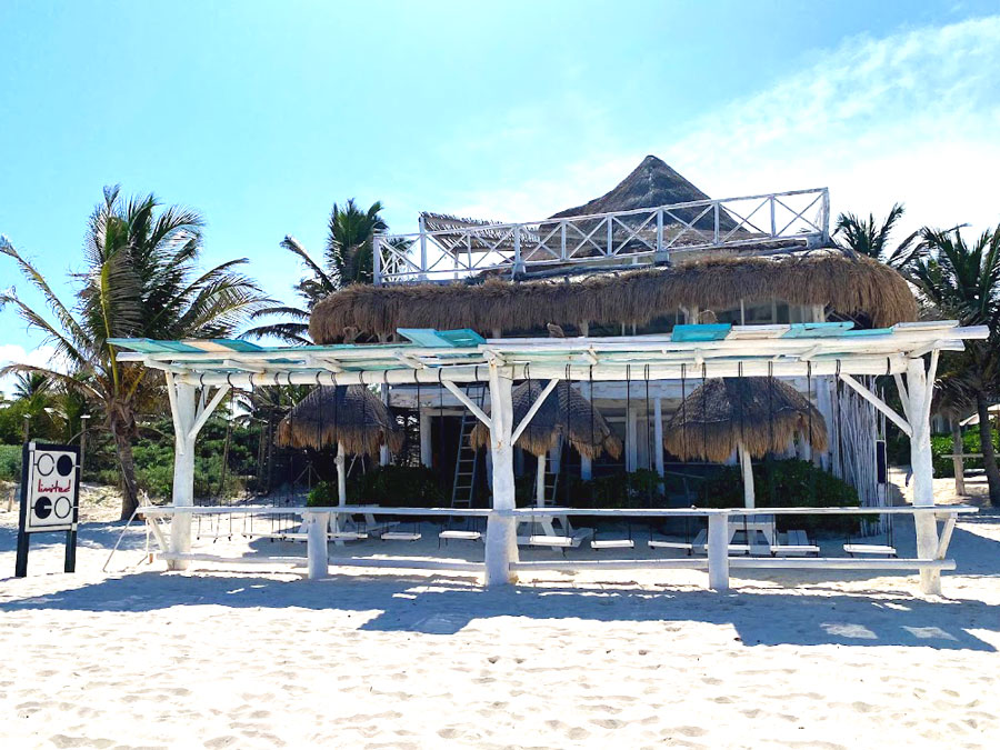 View of a Nipa Hut in Coco Limited near the beach area
