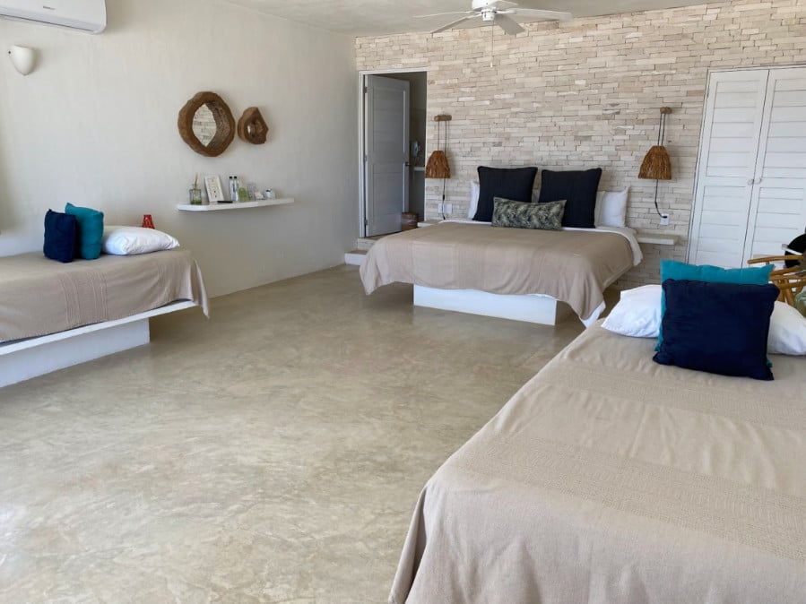 The interior of the room with bed on Coco Limited Hotel