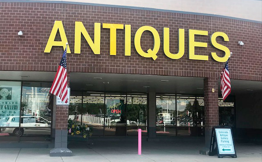 The Colorado Antique Gallery from the outside